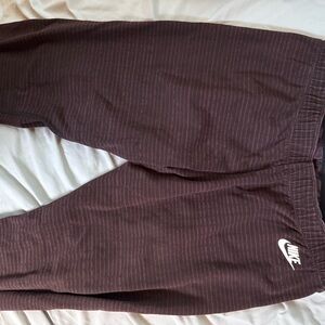 Nike Maroon Leggings with Logo